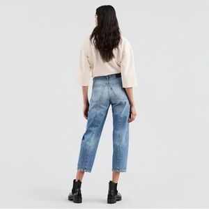 NWT Levi's Made & Crafted The Jane Doe Crop Jeans High Rise Blue Crest Size 30"